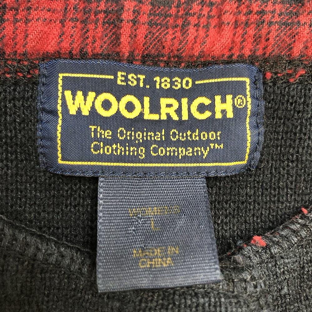 WoolRich Women's Sz L Black Embroidered Sleeveless 100% Wool Vest Cottagecore - Picture 2 of 7